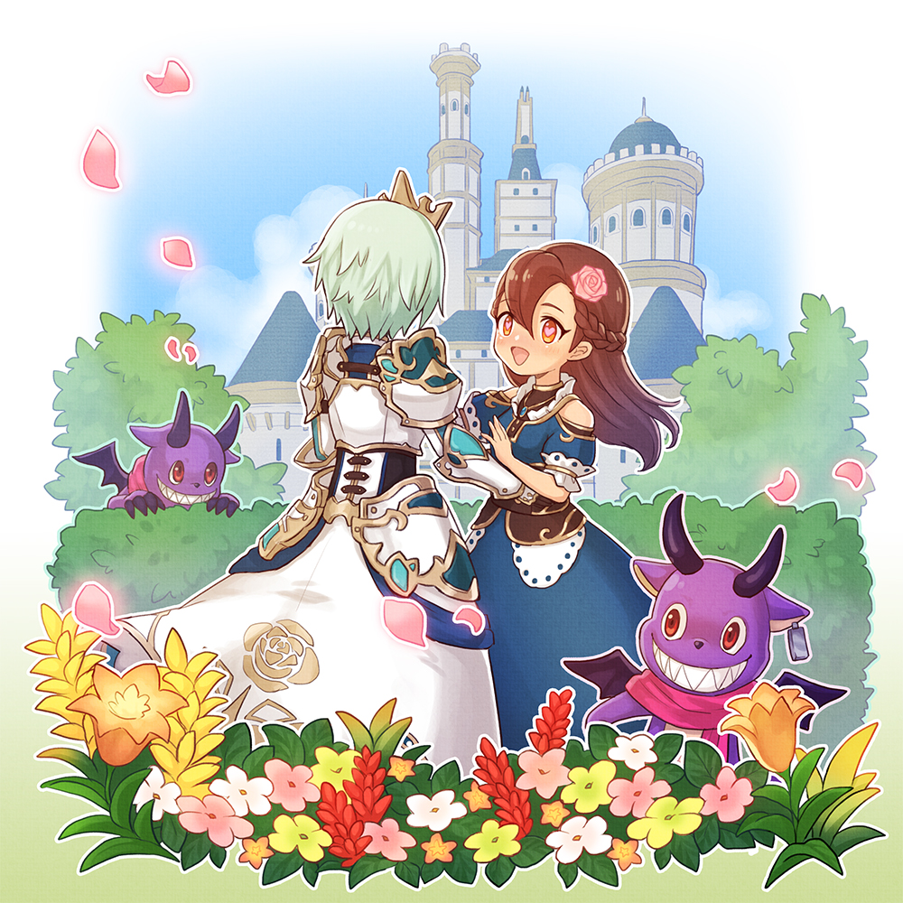 夢で見た城が突如出現！？イベント「悪夢城の王子」開催 ～花モチーフ